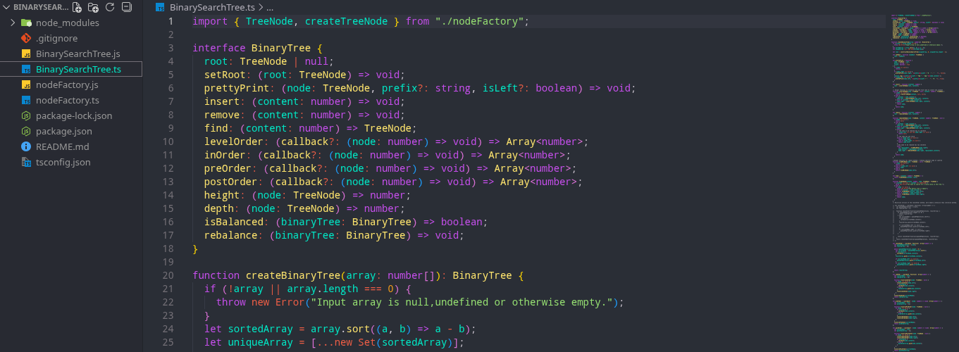 Binary Search Tree Implementation